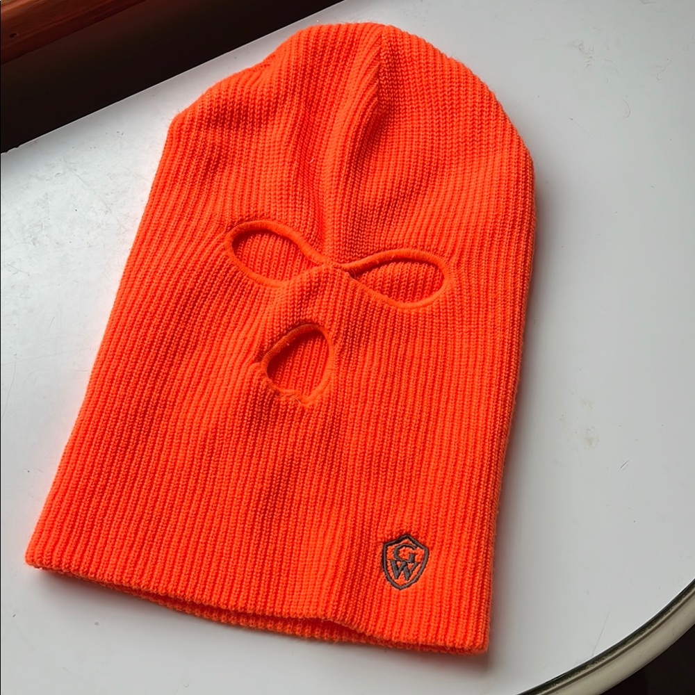 Orange Ski Mask